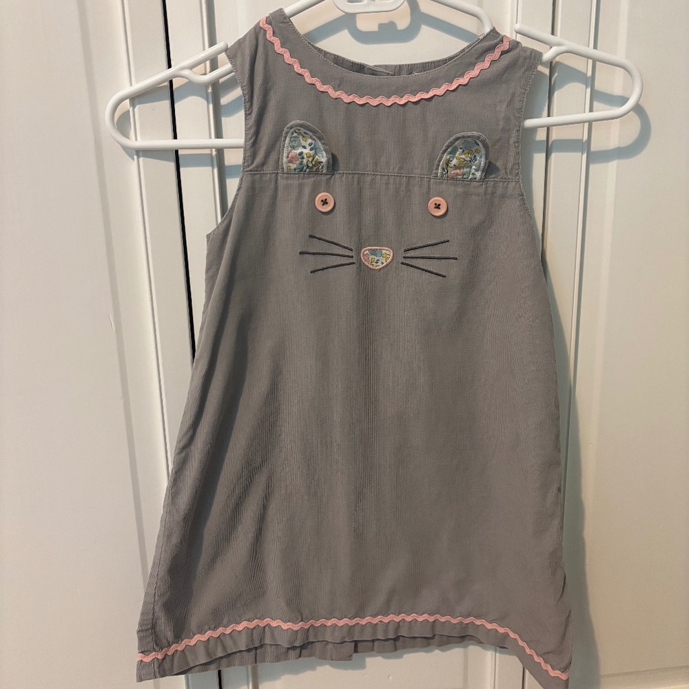 Mini Boden Corduroy Bunny Dress